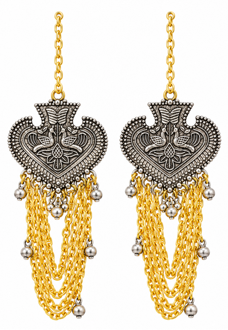 Peacock Style Earrings